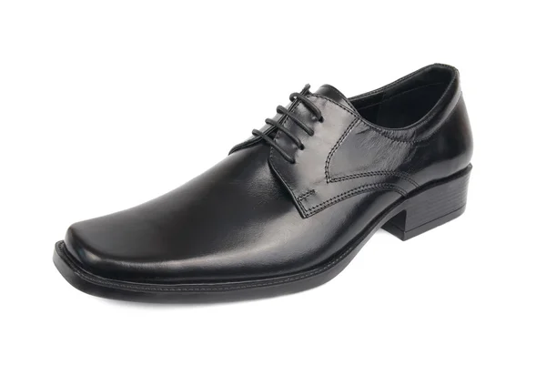 Man's black shoe — Stock Photo, Image