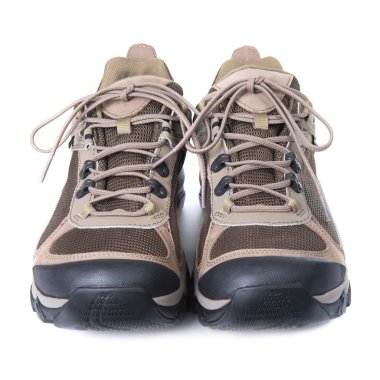 Çift kahverengi spor ayakkabı