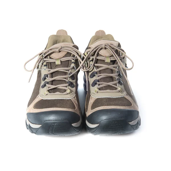 Pair of brown trainers — Stock Photo, Image