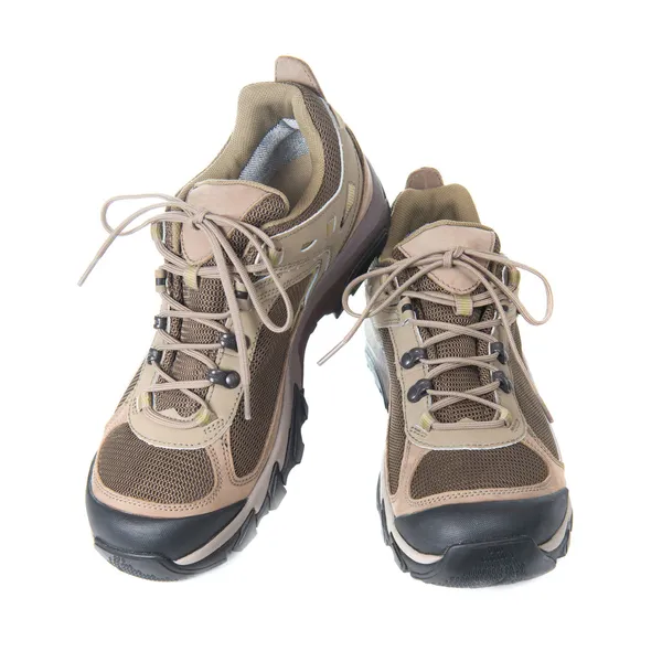 Çift kahverengi spor ayakkabı — Stok fotoğraf