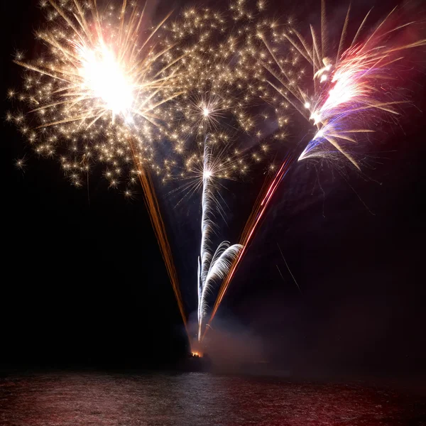 Feux d'artifice colorés — Photo