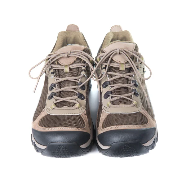 Pair of brown trainers — Stock Photo, Image
