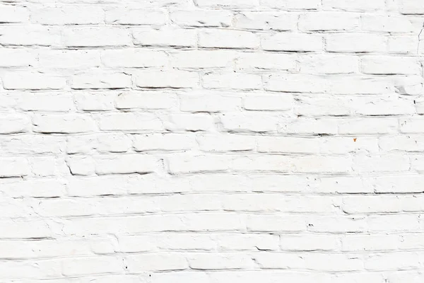 Arkaplan için beyaz tuğla duvar dokusu