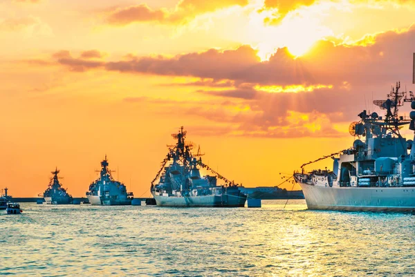 Military Navy Russian Ships Cruiser Moskva Moscow — Stock Photo, Image