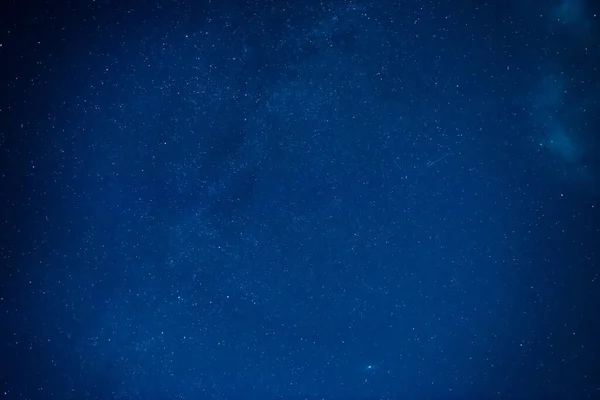 Ciel Nocturne Sombre Avec Nombreuses Étoiles Voie Lactée Fond Ciel — Photo