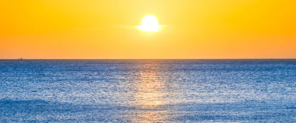 Sunset Sea Panorama Sunset Sun Sunset Sky — Stockfoto