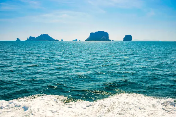 Sea Landscape Turquoise Water Tropical Rock Islands — ストック写真