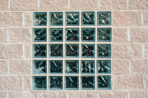 Janela de vidro bloco — Fotografia de Stock