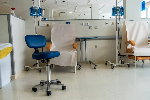 Chemo therapy treatment room at torrevieja hospital Stock Photo