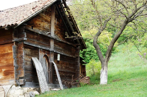 Open-air enthographical museum in the capital of Republic of Geo — Stock Photo, Image