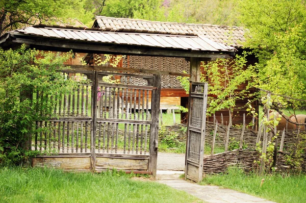 Open-air enthographical museum in the capital of Republic of Geo — Stock Photo, Image