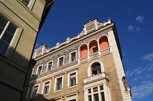 Altes Prag: traditionelle Architektur — Stockfoto