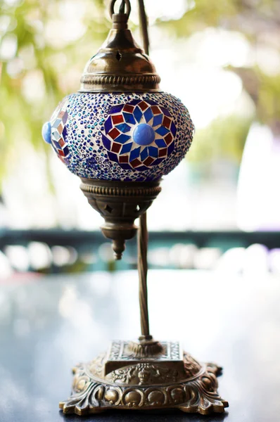 Detail mozaiky svítilny v arabském stylu — Stock fotografie