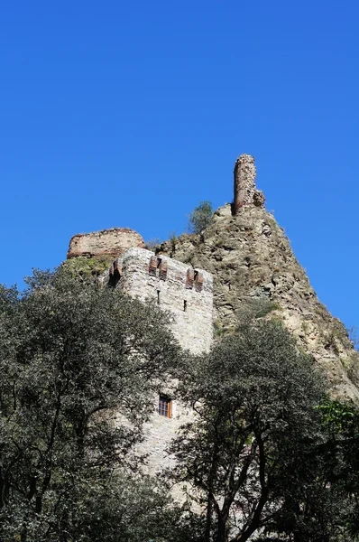 Ruins of Narikala castle in Old Tbilisi, Republic of Georgia — Stock Photo, Image