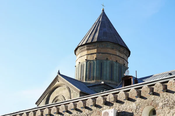 Georgia - Mtskheta - Sveticxoveli castillo-catedral, uno de los s —  Fotos de Stock