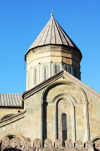 Georgia - Mtskheta - Sveticxoveli castillo-catedral, uno de los s —  Fotos de Stock