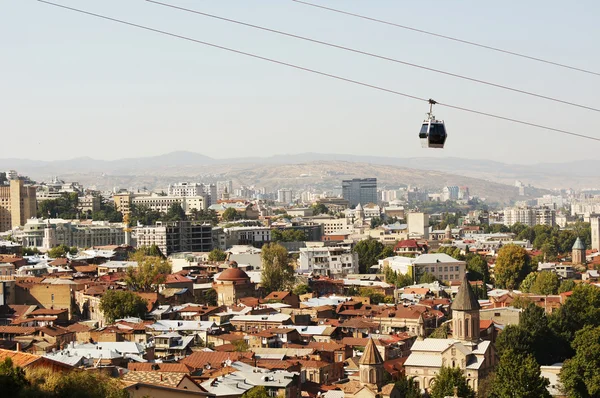 Panoramiczny widok na stare tbilisi, w Gruzji — Zdjęcie stockowe