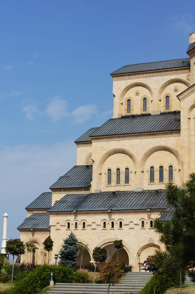 The biggest orthodox cathedral of Caucasus region - St. Trinity — Stock Photo, Image