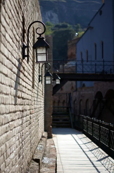 Old Tbilisi: área restaurada de banhos de enxofre antigos, Abano — Fotografia de Stock