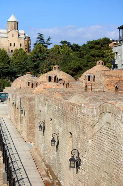 Old Tbilisi: restored area of ancient sulfur baths, Abano — Stock Photo, Image