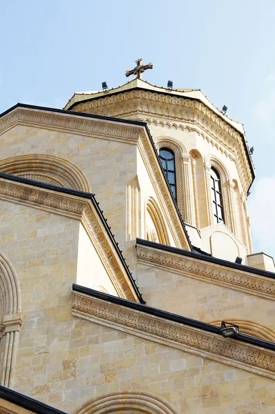 The biggest orthodox cathedral of Caucasus region - St. Trinity — Stock Photo, Image