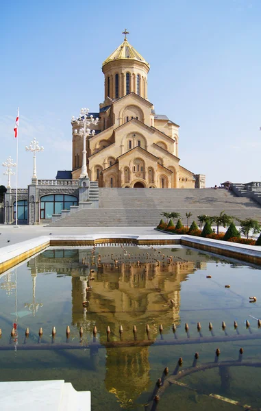 Самый большой православный собор Кавказского региона - Св. Троица — стоковое фото