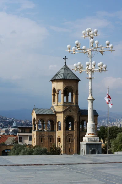 The biggest orthodox cathedral of Caucasus region - St. Trinity — Stock Photo, Image