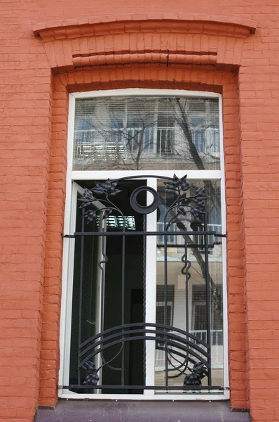 Art-Nouveau decorated window — Stock Photo, Image