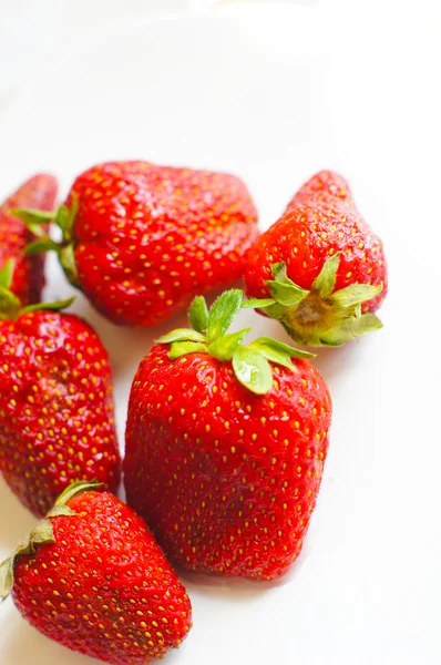 Verse aardbeien — Stockfoto