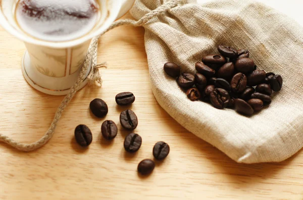Koffie en ochtend — Stockfoto
