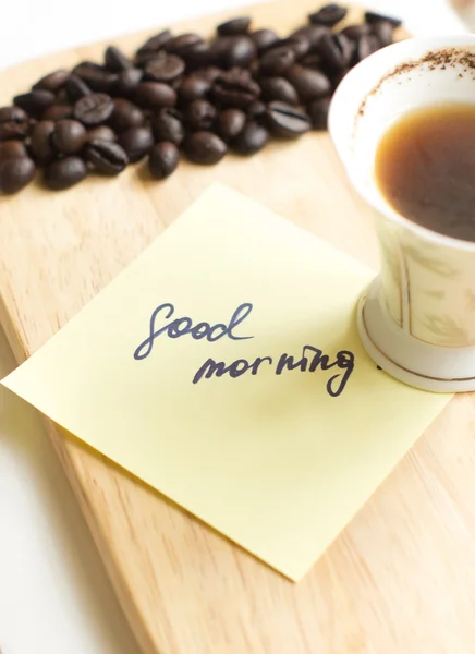 Café y mañana — Foto de Stock