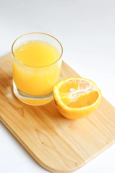 Frutta e succo di arancia — Foto Stock