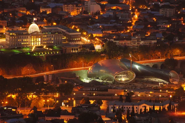 Resumen de la noche de Tbilisi — Foto de Stock