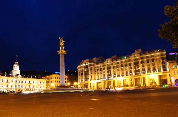 Praça principal de Tbilisi, República da Geórgia — Fotografia de Stock