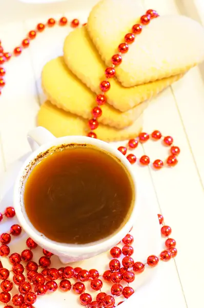 Coffee and cookies — Stock Photo, Image