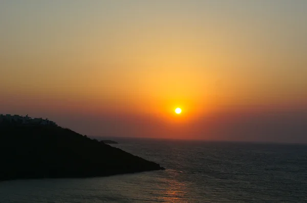 Ηλιοβασίλεμα πάνω από το Αιγαίο Πέλαγος — Φωτογραφία Αρχείου