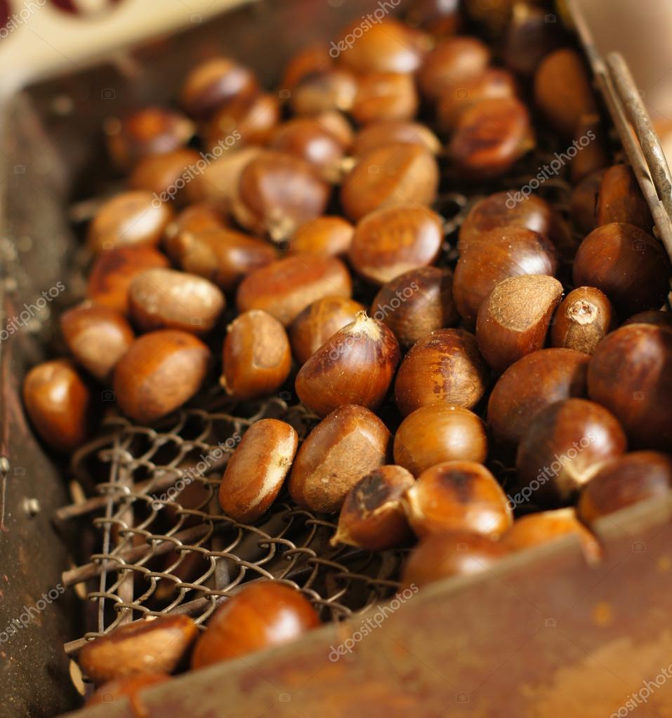 Roasted Chestnuts In The Fireplace Stock Photo C Elet 1 33388499