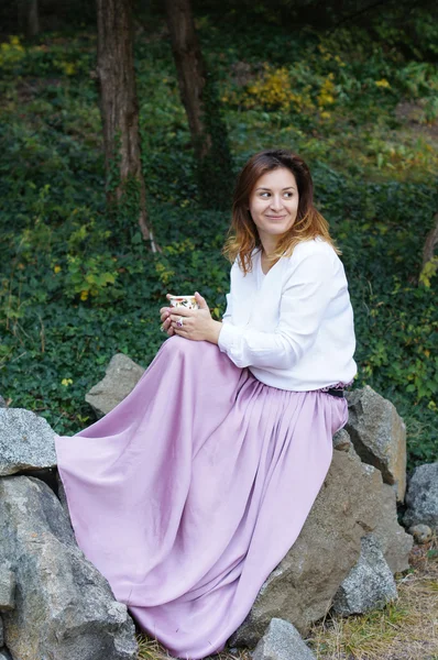 Retrato de mulher jovem — Fotografia de Stock