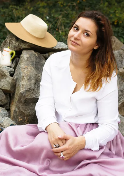 Retrato de mujer joven — Foto de Stock