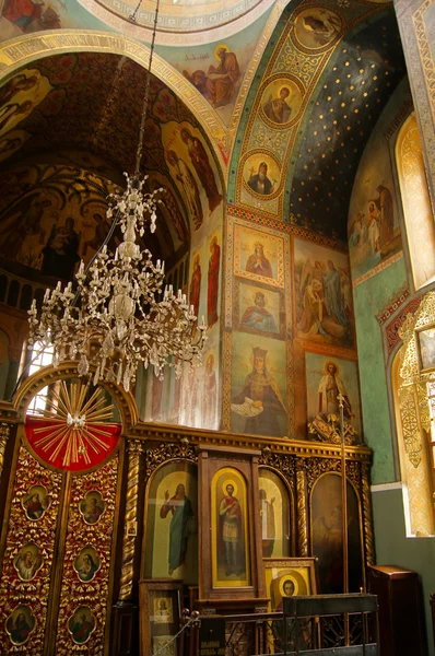 Fresken in der kleinen Sameba-Kathedrale im alten Tiflis — Stockfoto
