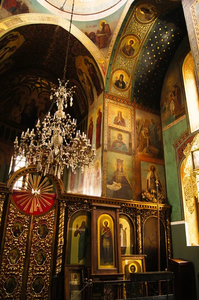 Fresky v malé sameba katedrále v staré tbilisi — Stock fotografie