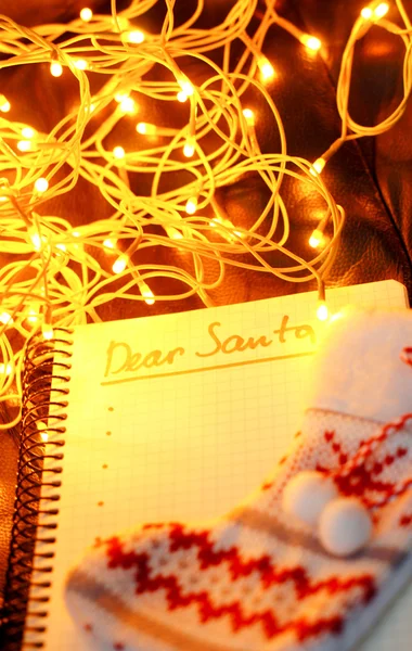 Weihnachtsbrief — Stockfoto