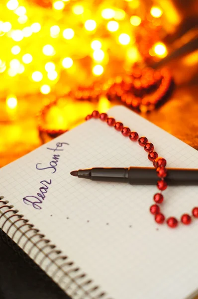 Lettera di Natale — Foto Stock