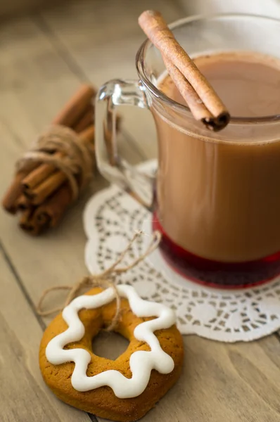 Cacao drink in the mug — Stock Photo, Image