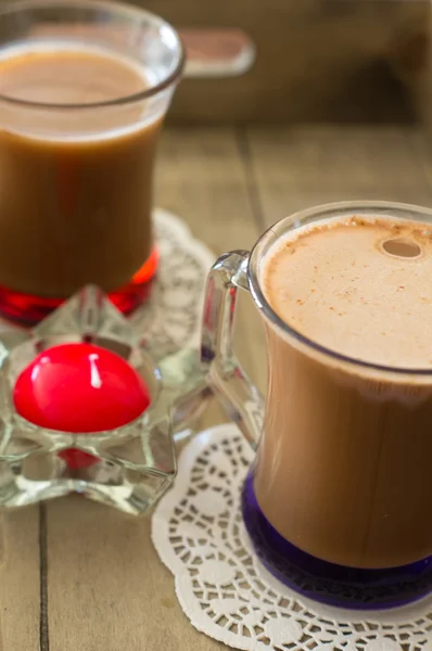 Bebida de cacao en la taza — Foto de Stock