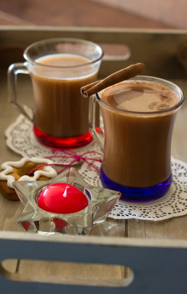 Bebida de cacao en la taza — Foto de Stock