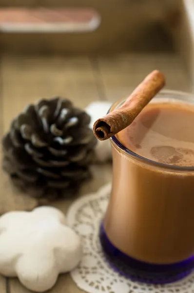 Cacao drink in the mug — Stock Photo, Image