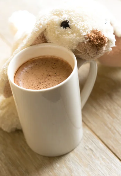 Cacao drink in the mug — Stock Photo, Image