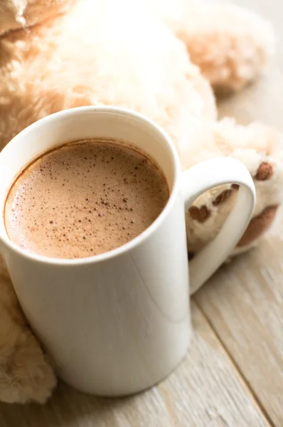 Cacao drink in the mug — Stock Photo, Image