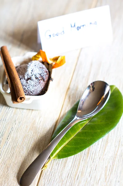 Lava cake — Stock Photo, Image